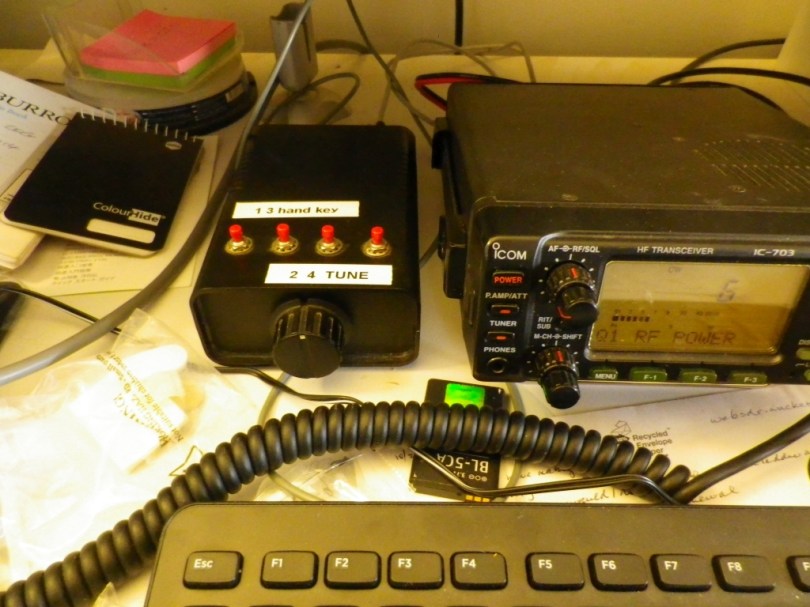 keyer and radio