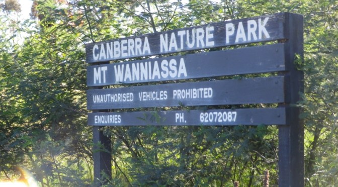 WWFF activations in the Canberra suburbs